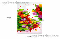 Пакет с вырубной ручкой 31х40см Март Интерпак /10уп х 50шт/