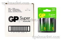 Батарейка LR20 Super Alkaline G-TECH BL2 GP