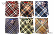 Пакет бумажный подарочный 18х23х10см "МЭН" матовый микс