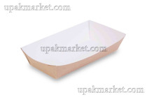 Лоток картонный TRAY 800 Pure Kraft неламинированный 220х115х45 OSQ