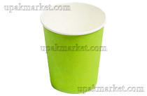 Стакан бумажный 250мл 80мм ГН Зеленый Л-ПАК 