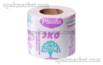 Туалетная бумага PLUSHE Eco 1-слойная 35 метров 