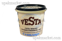 Гель-мыло хозяйственное "Vesta"  "Стандарт ГОСТ 88%", 1 кг.   Алва