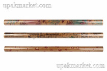 Бумага упаковочная для подарков Крафт с рисунком 70см \ 7м (5рул) МИКС