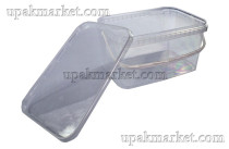 Крышка к ведру 5,8л прозрачная прямоугольная /293х198/ Спектр-Пласт    