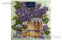 Салфетки 33х33 3 - слойн. Пасхальный кулич 20шт Art Bouquet  