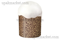 Форма бумажная для куличей d90хh90мм ФЛОРА 