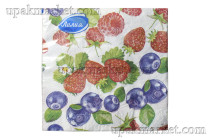 Салфетки 33х33 2-х слойные,"Ягодный фреш" 20 листов, ЛИЛИЯ