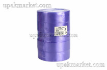 Лента 2,5 см Атласная Лиловая  22 м (5 бабин)