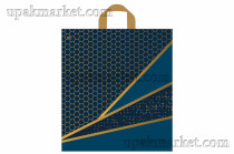 Пакет с петлевой ручкой 46х42 "Соты" 95мкм Тико Перфекто /6уп х 50шт/