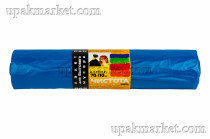 Пакет для мусора 120л синий (45шт в рулоне) 20мкр 25гр 110х72 Чистота 