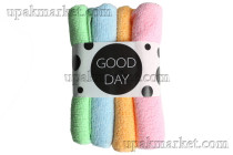 Салфетка из микрофибры 20х30 Белый кролик Эпп /40уп х 4шт/