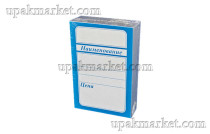 Ценник бумажный Голубой Наименование Малый 100шт (6х4 см)