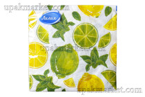 Салфетки 33х33 ЛИЛИЯ 2- слойные, 20 листов, Мохито