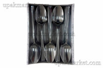 Ложка столовая ПС 175мм Металлизированная СЕРЕБРО