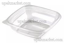 Контейнер Юпласт ЮпК-1616 "Кубик" прозрачный 0,500л  160х160х45 ПЭТ