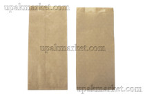 Пакет бумажный пищевой 300х100x50 мм., крафт, коричневый, AVIORA