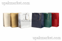 Пакет бумажный 18х23х10 Люкс с Тиснением  