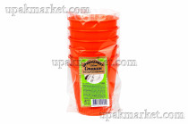 Стакан ПП 250мл для горячих напитков 6шт. (40шт/кор) Миксы 