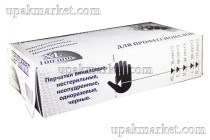 Перчатки винил.неопудр. LINGER XL /10х100шт/ (10) черные