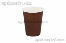 Стакан бумажный 0,250л 80мм ГН Коричневый ГринПак /20уп х 50шт/																													