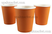 Бум стакан ГринПак 0,250л диам 80мм ГН  Оранжевый /20уп * 50шт/ (1000шт)