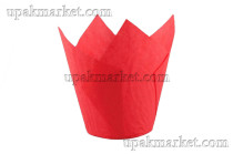 ОСК форма бум Тюльпан 50х80мм красная (2400шт)