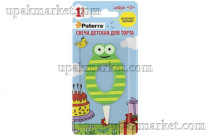 Свечи для торта детские цифра 0 PATERRA