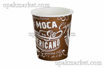 Стакан бумажный КБ 250мл диам 8см ГН МОКА коричневый /20уп х 50шт/																													