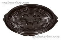 Дно для тортницы УК-278Н коричневое 165х10мм Каштан