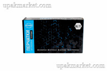 Перчатки нитриловые неопудренные ХL голубые HIGH RISK  АVIORA /10уп х 50шт/ 