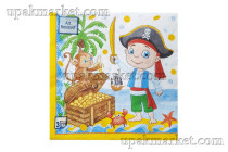 Салфетки 33х33 3х сл. "Пиратская вечеринка" 20шт Art Bouquet