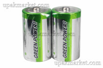 Батарейка Green Power Lab LR20 D Shrink 2 Alkaline 1.5V 