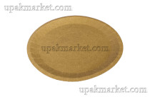 Тарелка картонная PLATE 180мм крафт OSQ (OCQ, OCIQ, ОСК, ОЭСКЬЮ, ОСИКЬЮ)