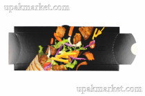 Короб под шаурму/роллы 231х70х30 Black FOOD (КБ) /8упх50шт/																														