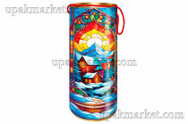 НГ Туба 1500гр НОВОГОДНИЕ ВИТРАЖИ d12 х h34см