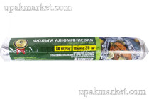 Фольга алюминиевая 300мм х 80м 9мкр Стандартная Виконт