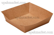 Лоток TRAY 550 Pure Kraft 139х139х42мм OSQ