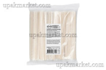 Размешиватель деревянный в индивидуальной, п\п упаковке 140мм AVIORA /20уп х 250шт/