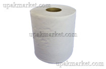 Полотенца бумажные PLUSHE Professional 1 слойные,по  200 метров, втулка 38мм., с перфорацией, целлюлоза, 6 рулонов в упаковке