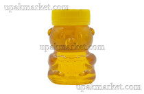 Банка ПЭТ 0,375 "Мишка" + желтая крышка №58,5