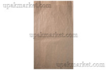 Пакет бумажный пищевой 300х170х60 мм., крафт, коричневый AVIORA 
