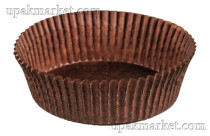 ОСК форма бум Тарталетка круг 70х25мм коричневая (10000шт)