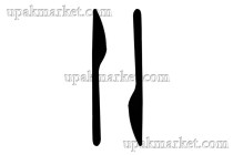 Нож чёрный 173,5 мм ПП ВЗЛП (20упх50шт.) (1000шт) компакт