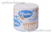 Туалетная бумага PLUSHE Eco 1-слойная  65м   