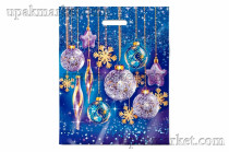 Пакет НГ с вырубной ручкой 40х50см "Тайна" Интерпак /10уп х 50шт/