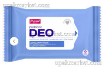 Влажные салфетки 20шт дезодорирующие Бумфа Премиал 