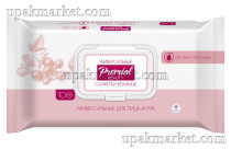 Салфетки влажные 100шт натурал универсальные с экстрактом ягод годжи Бумфа Премиал 