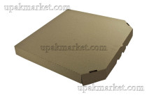 Короб под пиццу цельный гофрокартон Т23 Е 250х250 бурый 