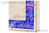 Салфетки 33х33 2-х слойные"Синий" 20 листов, PLUSHE Premium Decor